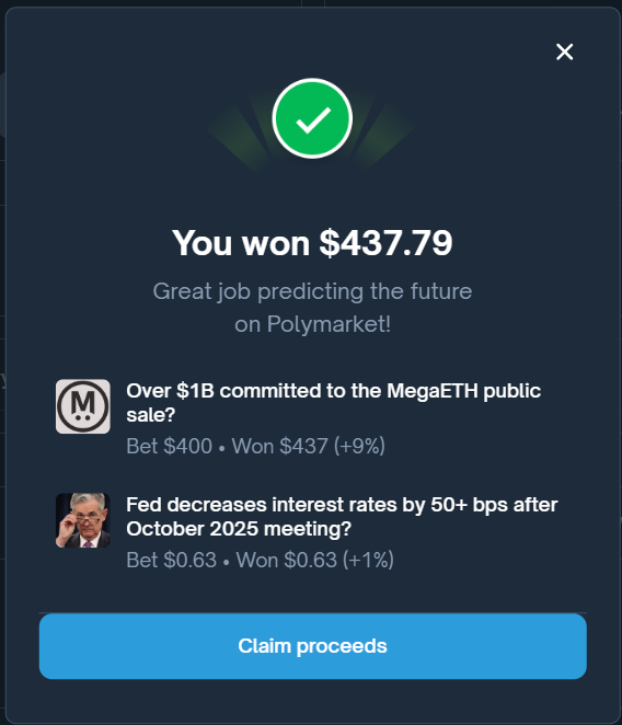 kadi_saiteja's tweet photo. Just won on the MegaETH public sale total commitments crossed $1B+ and I nailed a winning trade.

Turning headlines into profit 🧠💸

🧿Polymarket supercycle loading🔥
🧿Link your X to your @Polymarket profile https://t.co/AC6ZIr2jn3
