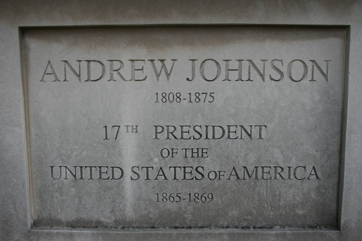 Andrew Johnson became president because of the infamy of John Wilkes Booth. One evil man cost the nation dearly; Johnson wasn't a fraction of the man Abe Lincoln was.