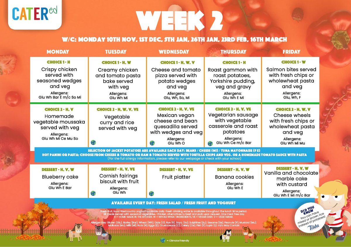 cateredplymouth's tweet image. 🍂 Our new Autumn/Winter 2025–26 menu is here! 
Created entirely in-house from concept to creation by the talented CATERed team👏

Inspired by Dartmoor’s autumn scenery, this menu is all about fresh, local, and homemade food!

A huge thank you to everyone involved🙌

#teamcatered