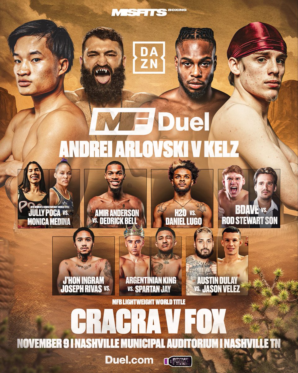 bjfloresboxing's tweet image. See you in NASVILLE 🔥
Which matchup has you most excited?!