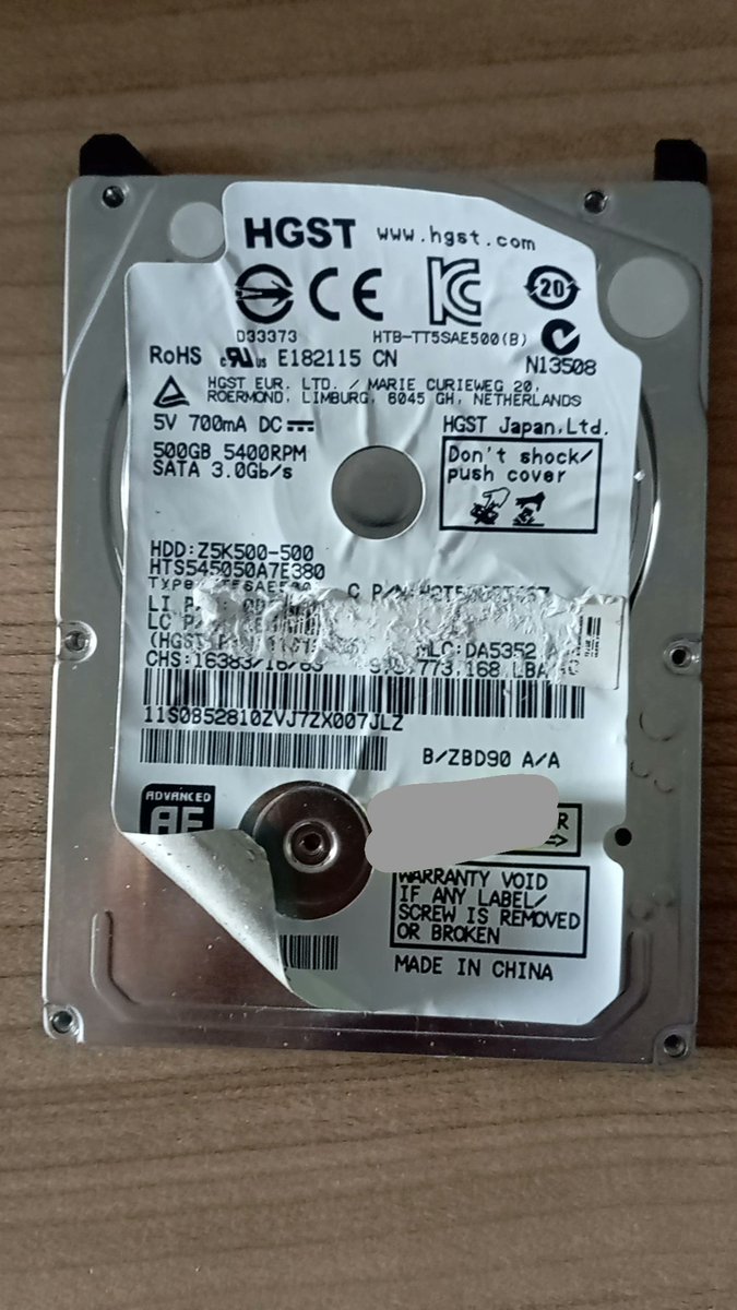 HGST 500 GB
HTS545050A7E380

Daha önce açılmış müşteri açmış. Toz ve leke parmak izi vardı. Temizlik yapıldı ve kafa değişimi yapıldı 2 donör kullanıldı. 

%92

Süre 6 gün

#2501513

#ankaraverikurtarma
#DigitalVeriKurtarma 
#verikurtarma
#hddverikurtarma 
#datarecoveryinturkey