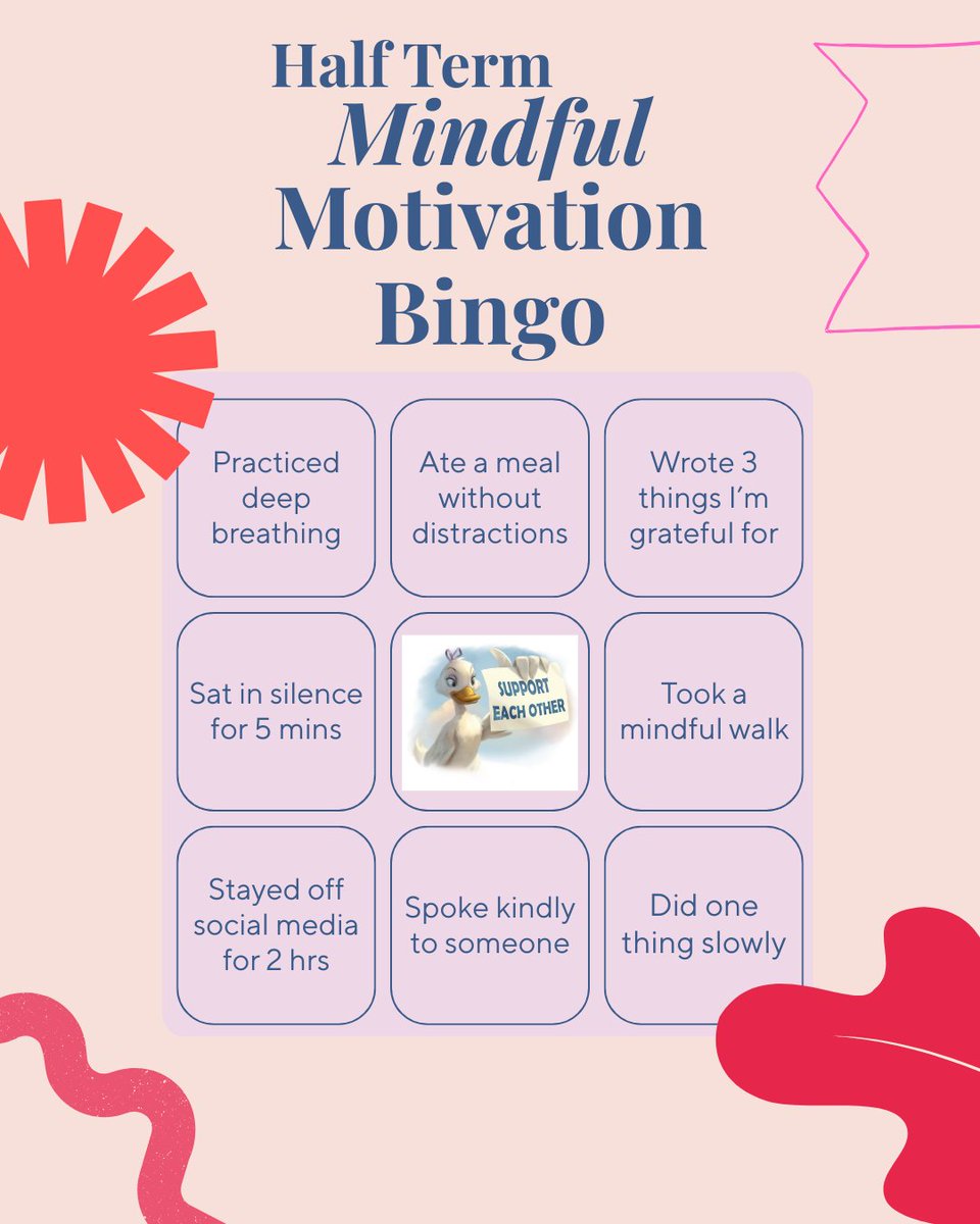 When the weather is chilly and the days are getting darker, take some time to reflect with some mindful bingo! #awardwinning #barneyecho #barneyechobooks #mindfulness #halfterm #bingo #believeinyourself #PrimaryEducation