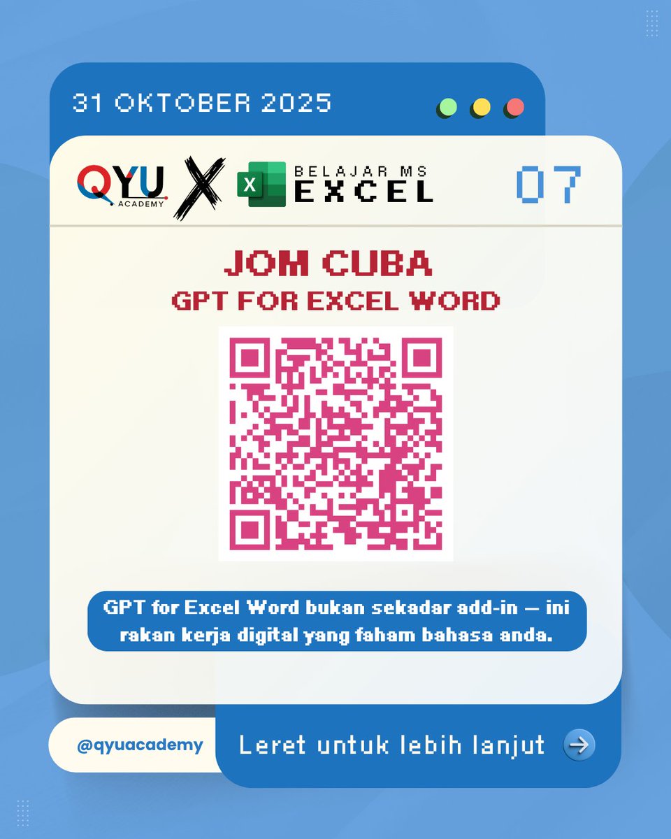 QYU Academy tweet media