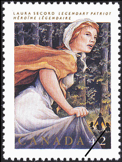 Laura Secord is an iconic figure in Canadian history. During the war of 1812, she walked 32 km to warn our forces about an enemy attack. A true Canadian heroine! Who is a Canadian that inspires you? #WomensHistoryMonth 🇨🇦

📸 Canada Post / <a href="/LibraryArchives/">Library and Archives Canada</a>
