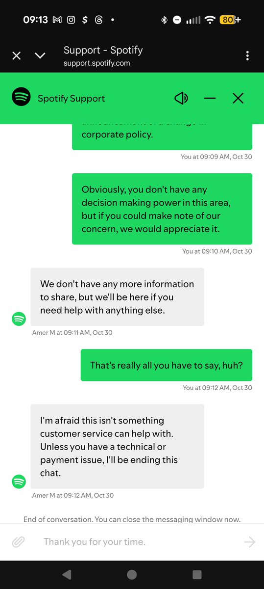 liberapertus's tweet image. Gosh, I'm really feeling heard right now. #boycottspotify