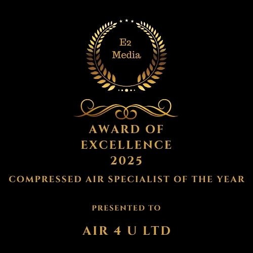 Air4u Ltd are very proud to announce that we have won another award. We have been awarded the E2 Media Award of Excellence 2025 Compressed Air Specialist of the Year.

#air4ultd #compressedair #sussex #hampshire #surrey