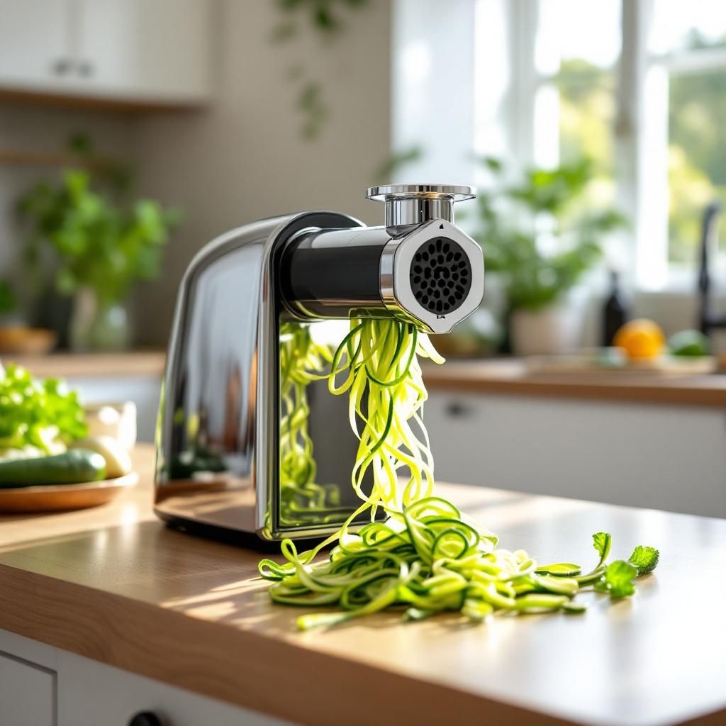SmartFindsTech's tweet image. Future kitchens are HERE! ️ Fresh juice &amp;amp; greens prepped with ease.  #gadgets #smartkitchen #tech