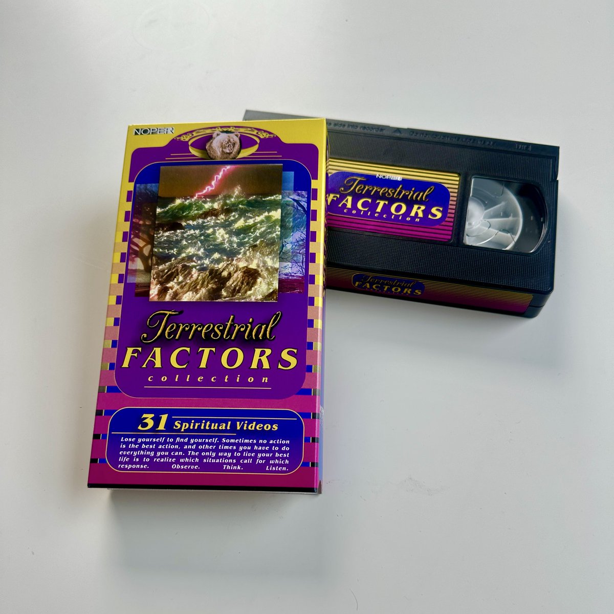 Opening the mail. 

Terrestrial Factors by <a href="/bagdelete/">noper</a> 

My first AI art VHS 🤓🤓