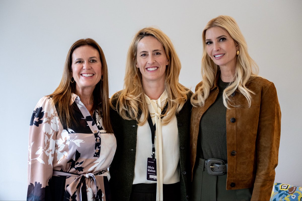 SarahHuckabee's tweet image. From our farms to our families, Arkansas knows health begins at home.

Honored to join the Think Health event in Bentonville with @IvankaTrump and the Walton family, highlighting how innovation and smarter food systems can build healthier communities across our state.