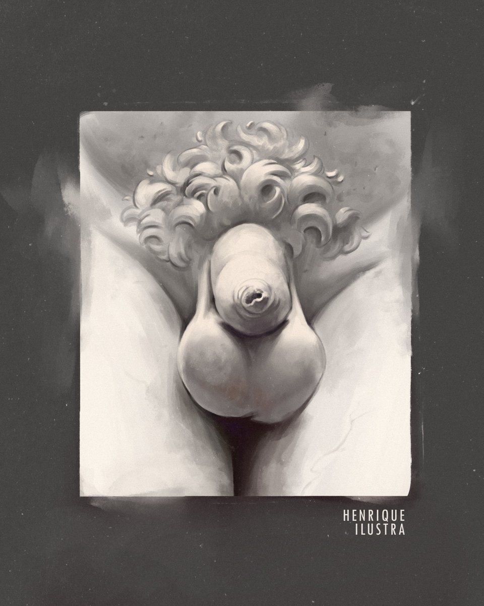 Michelangelo's David painting study