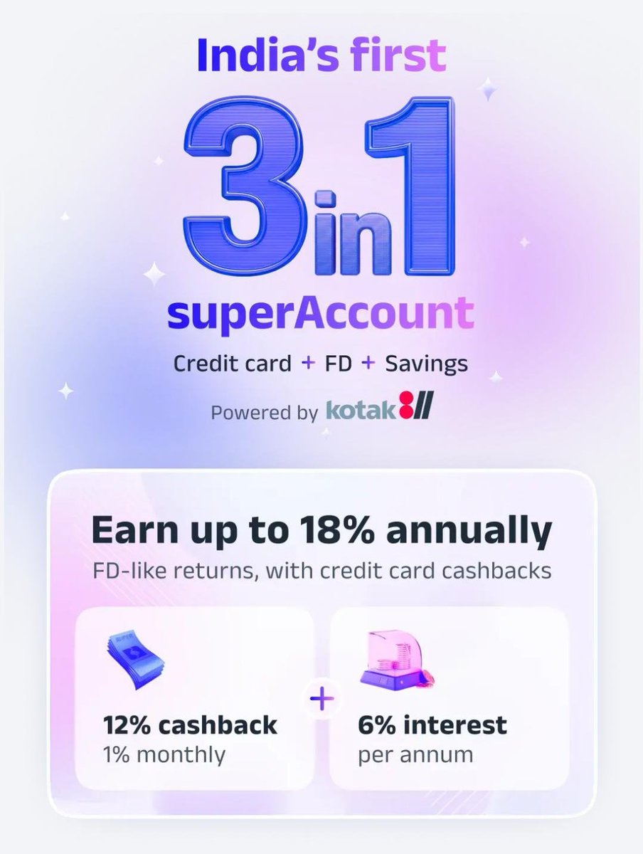 If I remember correctly, you aren't supposed to add percentages like this but 🫡 and 🤦🏻‍♂️ to Kotak bank.