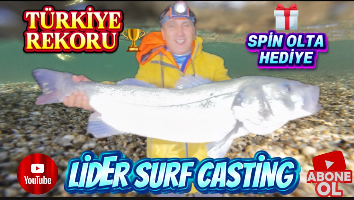 TÜRKİYE REKORU OLTA İLE YAKALANAN EN BÜYÜK LEVREK YOUTUBE KANALIMIZDA YAYINDA youtu.be/V3JDCx6OhmE?si… 
#SONDAKİKA #ekoltv #nowtw #showtv #atv #kanald #SonDakika #türkiyerekoru #sözcütv