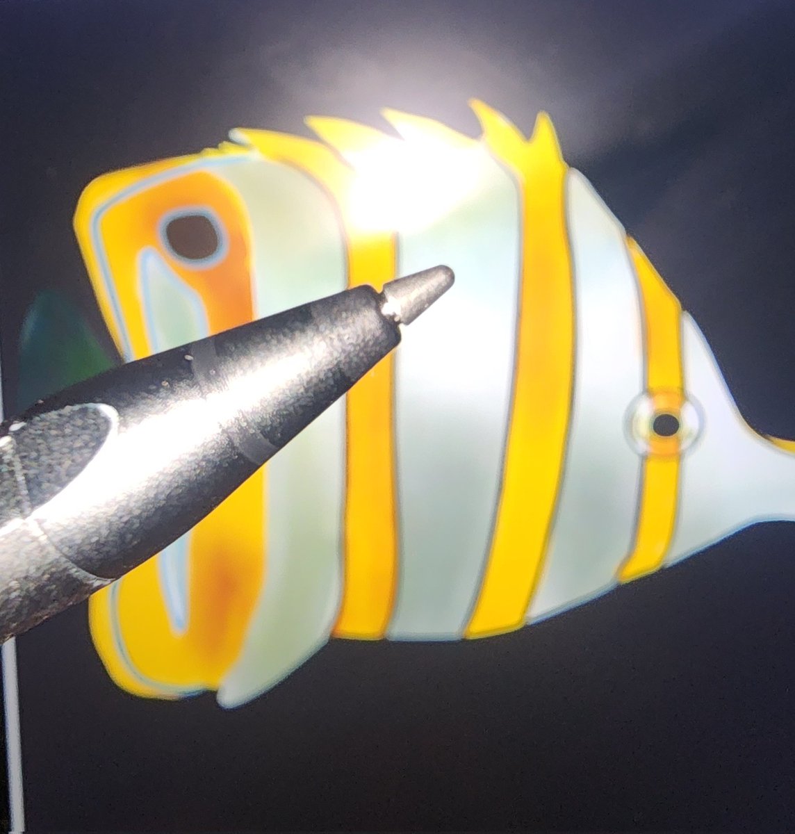 iridescent_bug's tweet image. ive acquired a titanium tip for my stylus i hope it lasts longer than those silly plastic/rubber ones 🙏
dont worry also- i do have a screen protector on my laptop ♡
work in progress in the background XD