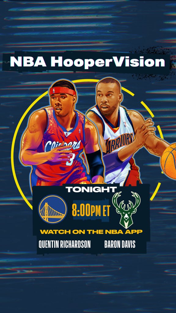 QRich's tweet image. Tonight #NBAHooperVision kicks off this @nba season with @warriors vs @bucks!! Join @BaronDavis &amp;amp; I as we host on the @nbaleaguepass &amp;amp; #NBAapp You never know, we may have a special guest hop on and chop it up with us!! Check us out!! #NBAHooperVision