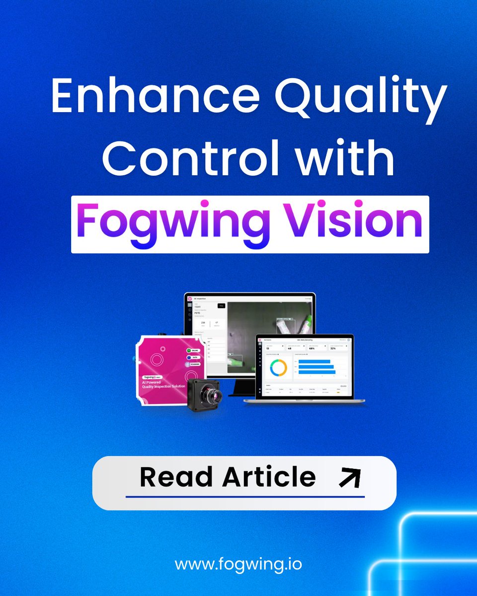 Factana_IoT's tweet photo. How Visual Inspection helps in Quality Control🔍
With AI-powered visual inspection, industries can now ensure faster, accurate, and consistent quality checks.
🔗Read the article here: https://t.co/GNPSYhKZ7c
#VisualInspection #AI #MachineLearning #QualityControl #FogwingVision https://t.co/dzCDBW9u1z