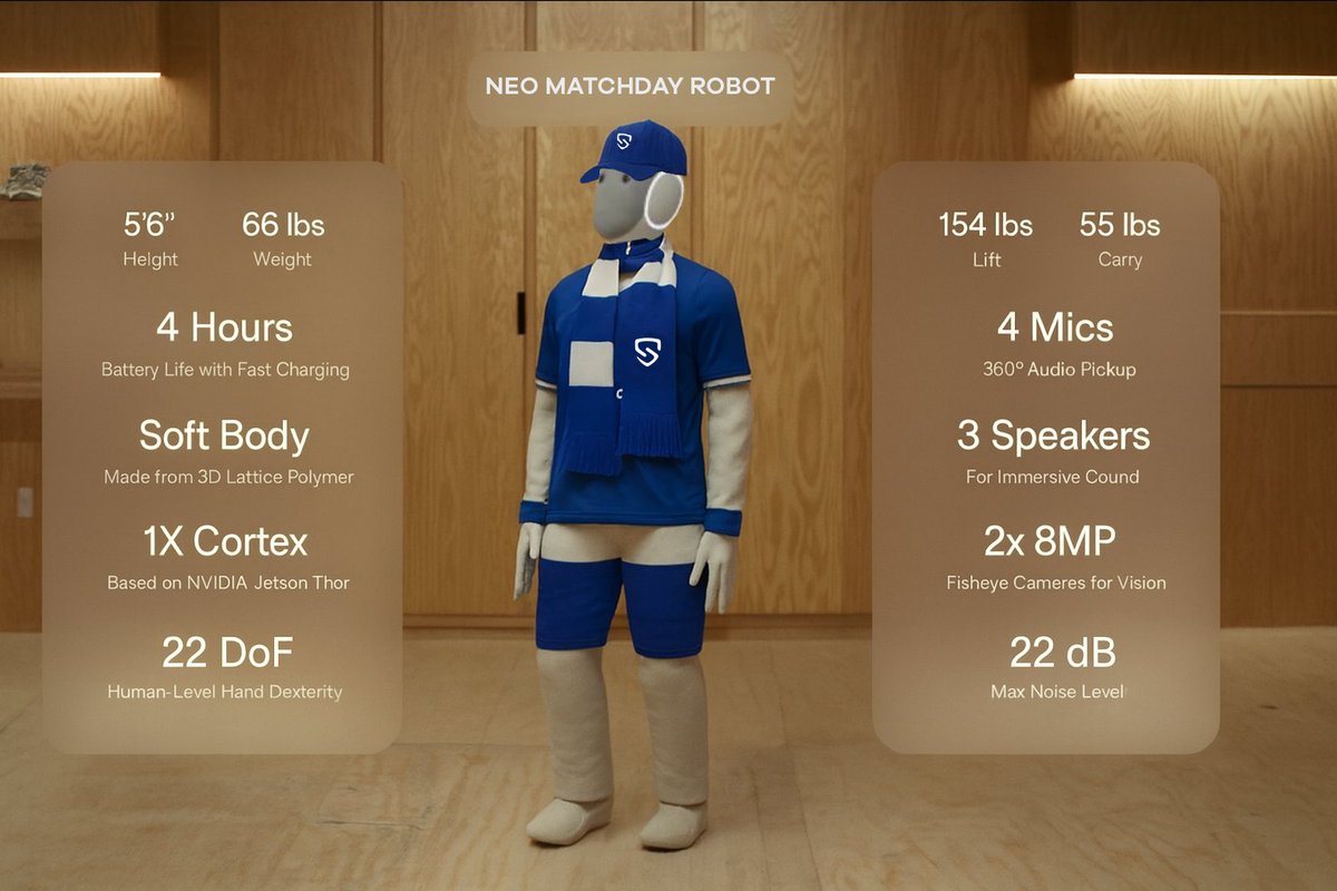 NEO, so you can go to the match with your mates.