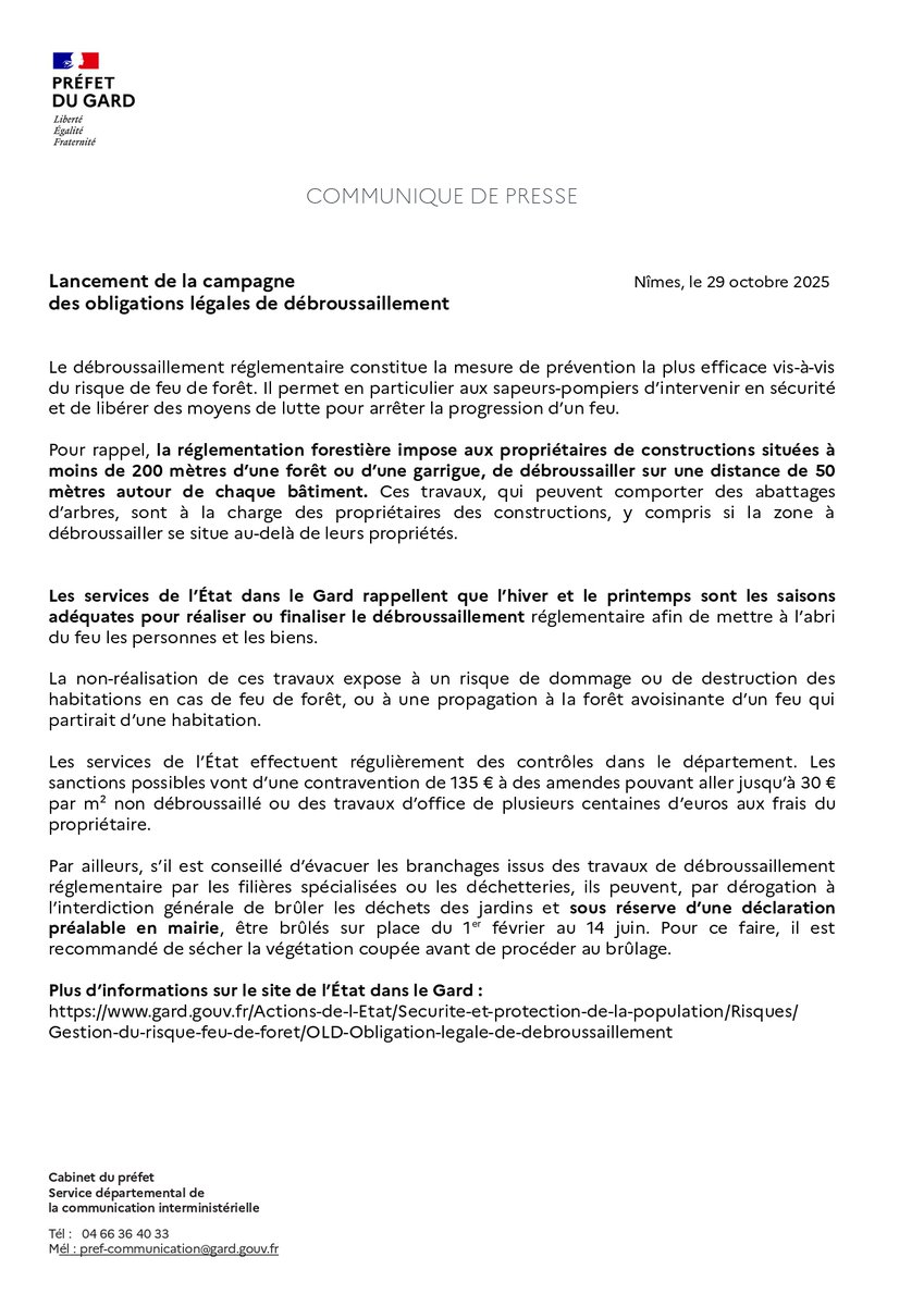 OLD ⬇️communiqué de M. le préfet du Gard <a href="/Prefet30/">Préfet du Gard</a> 

Participation de M. Frédéric KOCHER, procureur adjoint, référent du Pôle Régional Environnement et M. Marc MAZERT, délégué du procureur, à la 1/2 journée de sensibilisation des élus locaux hier à Alès.
+ de 100 maires présents