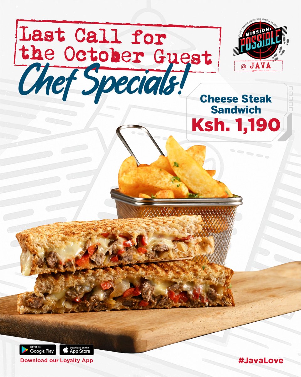 javahouseafrica's tweet image. We have had a time with David Kinyanjui in our kitchens this month! As the month comes to a close, make your way to a Java branch near you and enjoy a meal. #JavaLove #JavaGuestChef