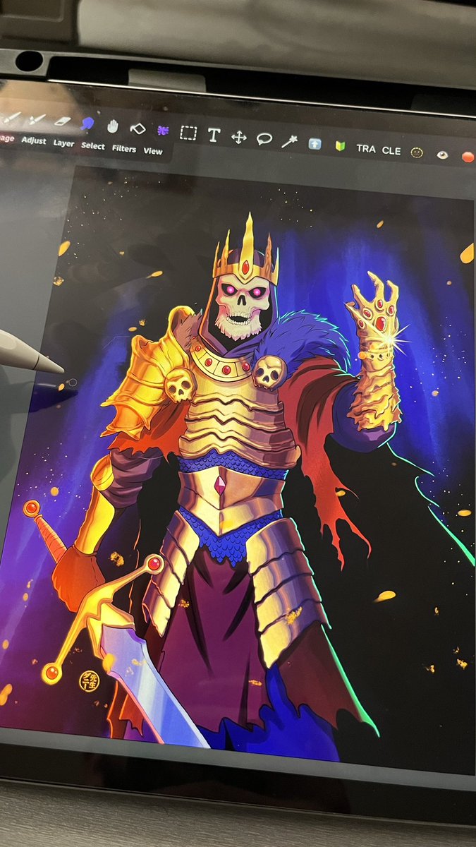 Referencia / sketch / color block / final