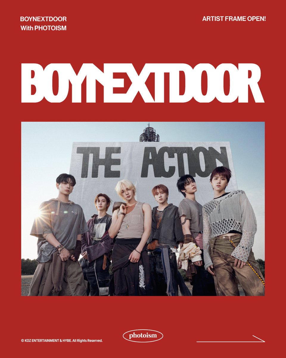 PHOTOISM with BOYNEXTDOOR ARTIST FRAME OPEN ! 「BOYNEXTDOOR」の5th