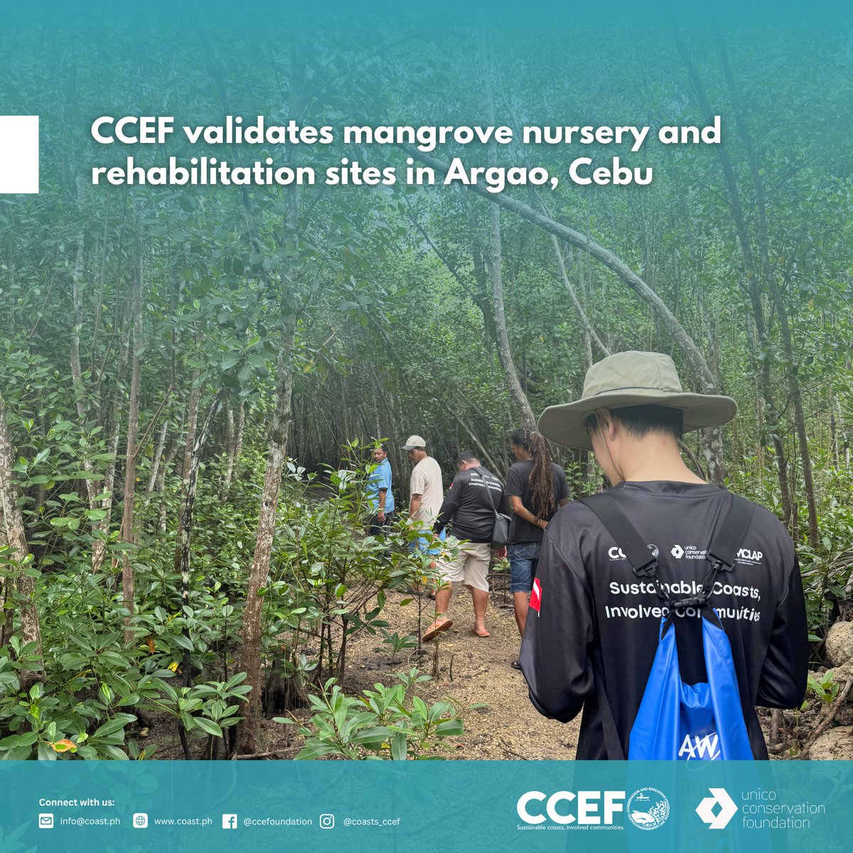 CCEF_PH's tweet image. October 21–22, 2025 | Barangays Talaga and Taloot, Argao, Cebu - 𝗖𝗖𝗘𝗙 𝗰𝗼𝗻𝗱𝘂𝗰𝘁𝗲𝗱 𝗮 𝘀𝗶𝘁𝗲 𝘃𝗮𝗹𝗶𝗱𝗮𝘁𝗶𝗼𝗻 𝗳𝗼𝗿 𝗽𝗼𝘁𝗲𝗻𝘁𝗶𝗮𝗹 𝗺𝗮𝗻𝗴𝗿𝗼𝘃𝗲 𝗻𝘂𝗿𝘀𝗲𝗿𝘆 𝗮𝗻𝗱 𝗿𝗲𝗵𝗮𝗯𝗶𝗹𝗶𝘁𝗮𝘁𝗶𝗼𝗻 𝗮𝗿𝗲𝗮𝘀.

𝘙𝘦𝘢𝘥 𝘮𝘰𝘳𝘦: coast.ph/ccef-news/10/c…