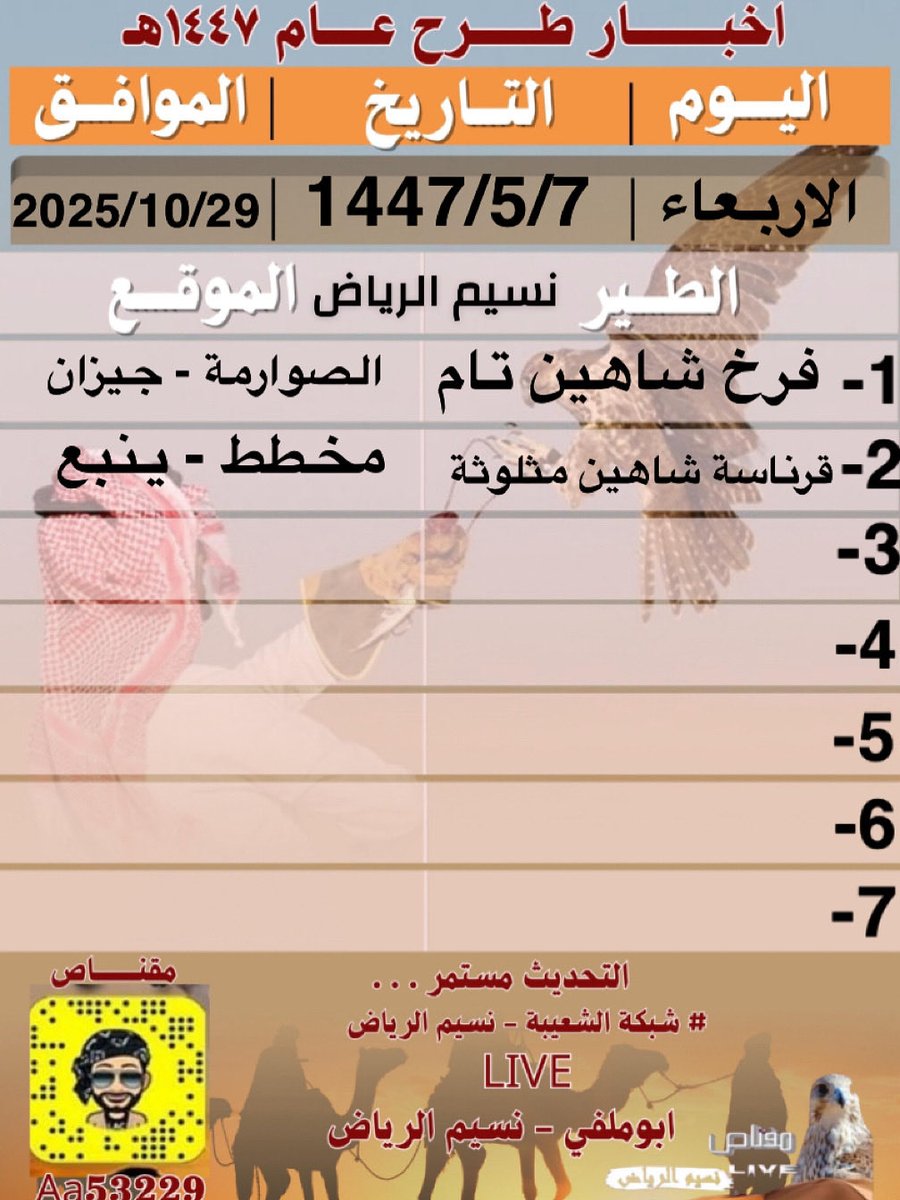 amdo2010's tweet photo. #اخبار_طرح_الصقور_2025 https://t.co/AYQwumFTxw