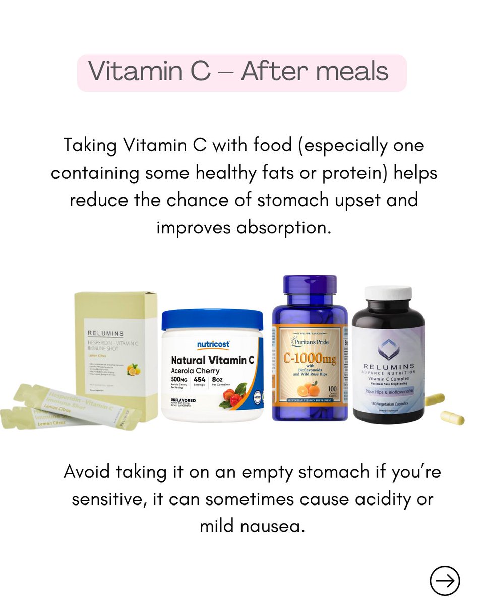 HollysWellness's tweet photo. Vitamin C and Zinc? Great for your skin, not so great on an empty stomach. 
Eat first before taking them, unless you’re craving a little stomach drama😅

#healthtips #lute #supplements #madeinlagos #bokku https://t.co/pAXEvLfmpp