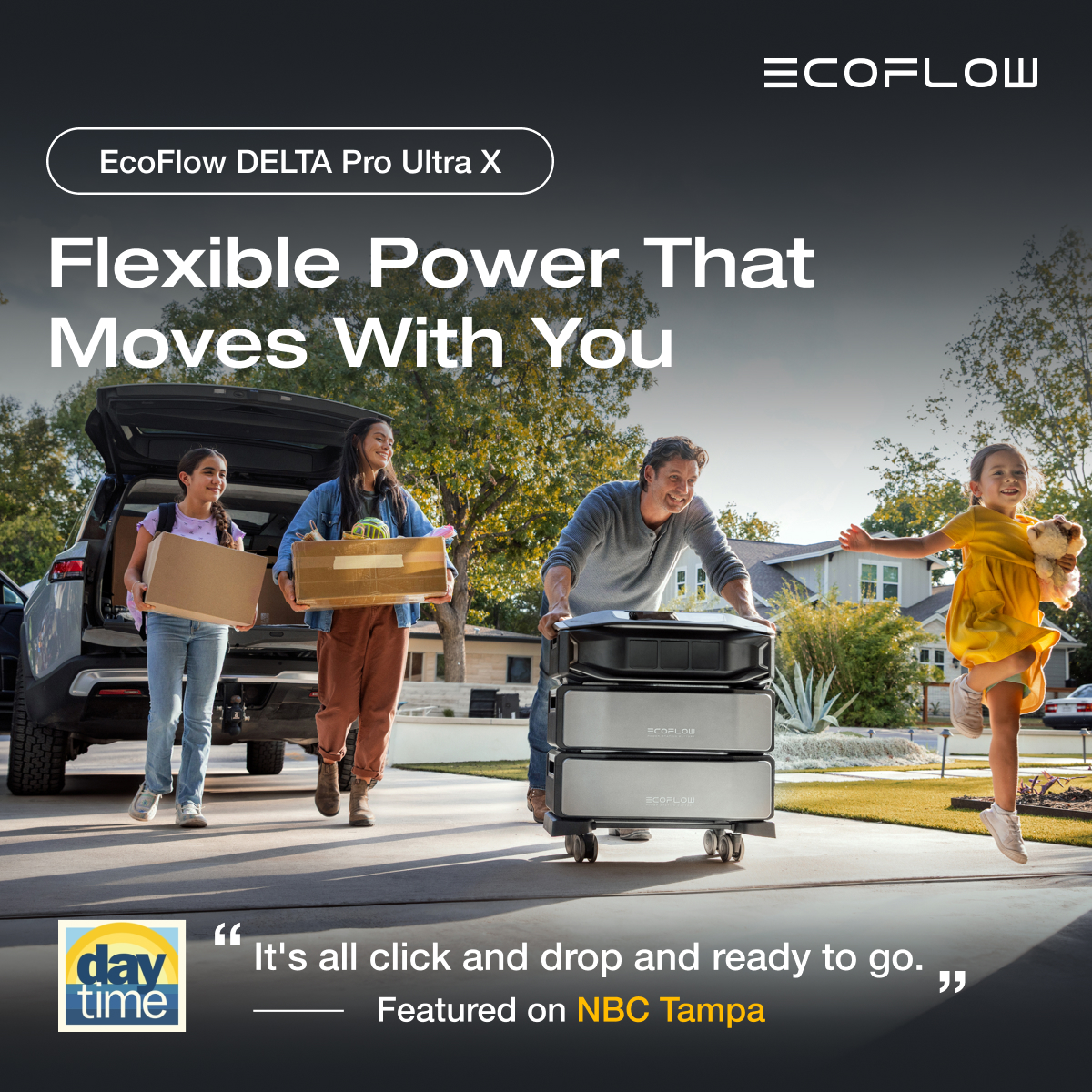 EcoFlowTech's tweet image. Homes change. Power stays. 🏠⚡
#EcoFlowDELTAProUltraX gives you energy that goes where life takes you.
💬 If you moved tomorrow, what is the top EF products that you gonna take with you?
👉Pre-order #HomePowerUnbound: $500 deposit for $1,000 off (by Nov 2); up to $1k…