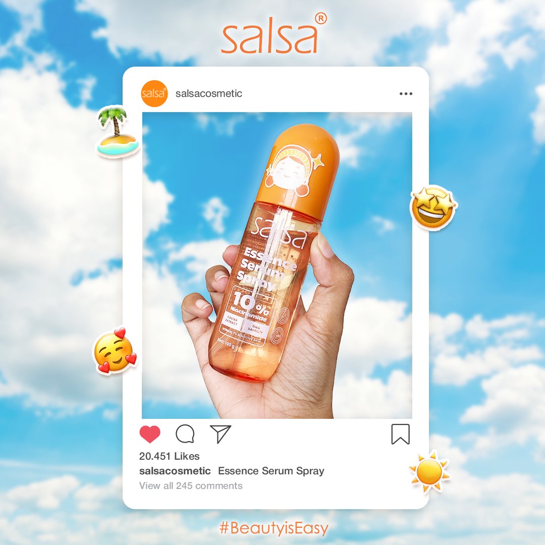 AWALI HARI DENGAN ESSENCE SERUM SPRAY 💫

Supaya rangkaian skincaremu bekerja optimal! 😍 Udah pada cobain belum bebs? ✨

#salsacosmetic #beautyiseasy