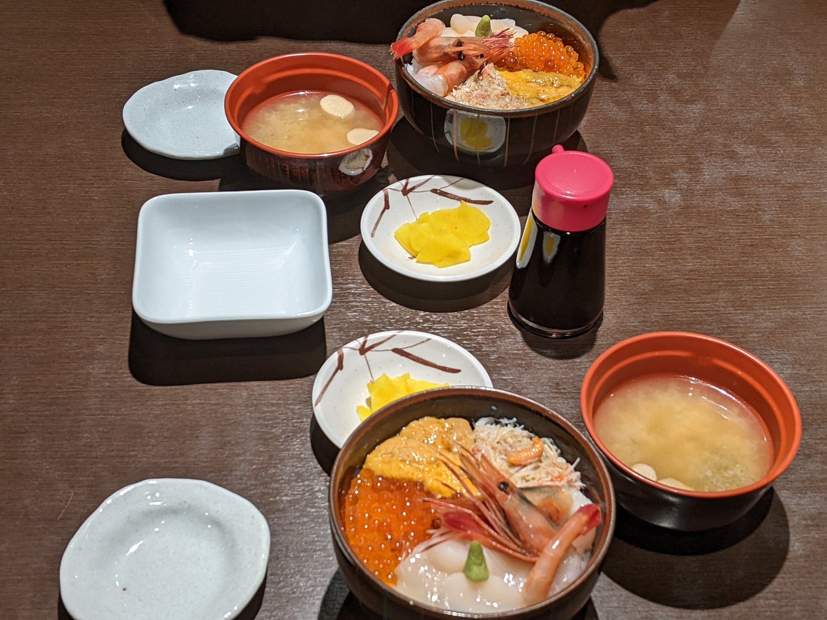 新婚旅行最終日
夜ごはん