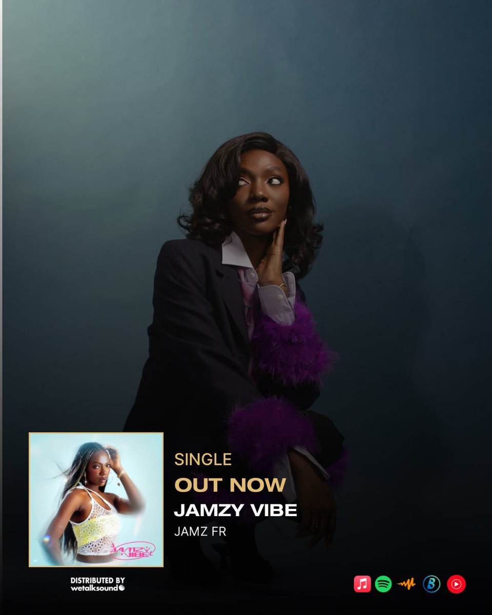 New <a href="/jamz_fr/">Jamz🧚🏿‍♂️</a> just landed!
‘Jamzy Vibe’ out on all platforms.

Big love <a href="/audiomackafrica/">Audiomack Africa</a> for the support 🙏🏾