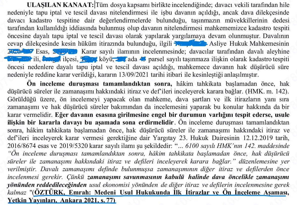 emrahztrk5's tweet image. Bir yerel mahkeme kararında kitabıma atıf yapılmış. Sevindirici⬇️