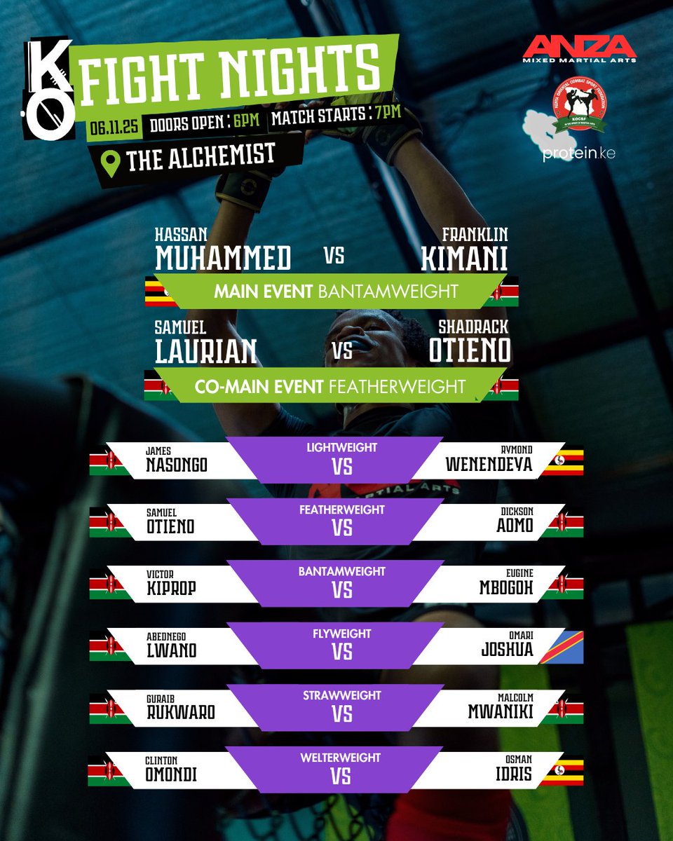 Next ANZA MMA coming up November 6 at The Alchemist!