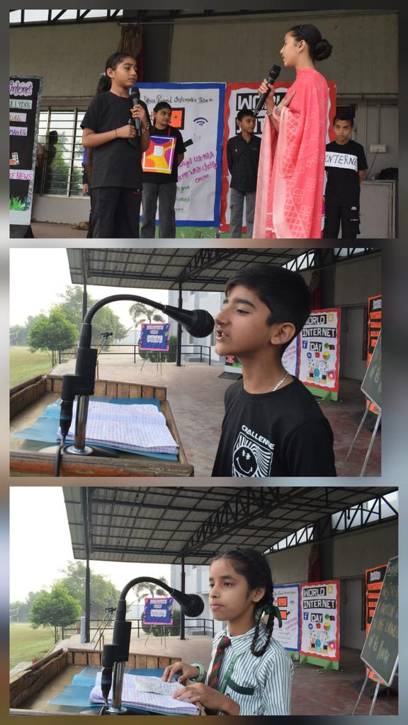 STSWSRAJGOMAL's tweet image. 🚀💻 Celebrating Internet Day! 💻🚀
Young innovators of Grade 5B at STS World School presented a powerful special assembly on the world of the Internet — its wonders, its uses, and responsible surfing! 🌐✨
Smart minds, smart clicks, safer future! ✅
#InternetDay #STSWorldSchool