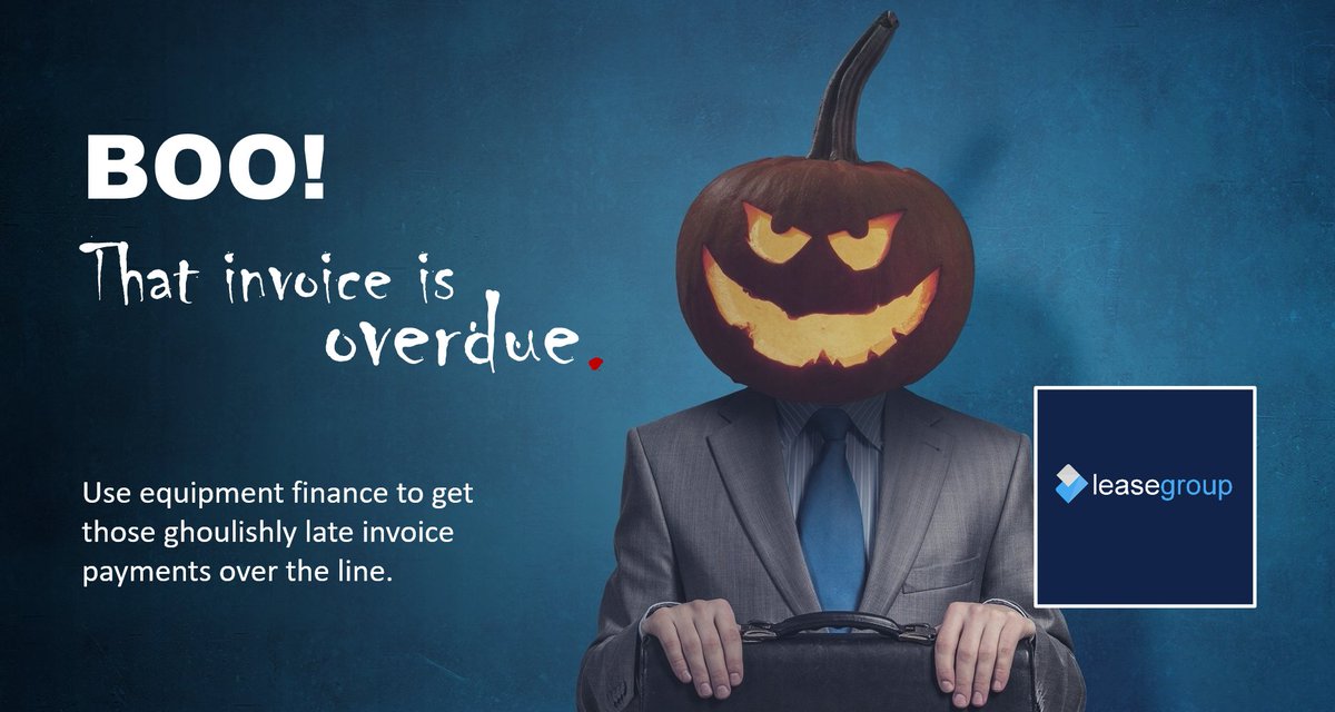 TheLeaseGroup's tweet photo. 👻   Chasing overdue invoices? It can feel like a ghost town out there. 

Here’s a   trick that’s anything but spooky: offer finance.

Get in touch with our team at info@leasegroup.co.uk to find out   more.

#letsgrow #BusinessGrowth #Leasing #BusinessFinance   #B2BSales https://t.co/v4Rsb48476