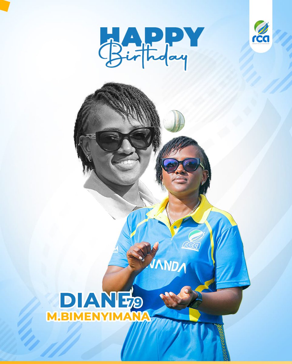 RwandaCricket's tweet image. Here’s to our amazing captain Mary Diane Bimenyimana 🎉
May your year be filled with smiles, victories, and great memories.
#RwandaCricket #GrowingWithEveryStep
