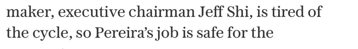 You’re tired Jeff? 

You keep putting us in this cycle.
