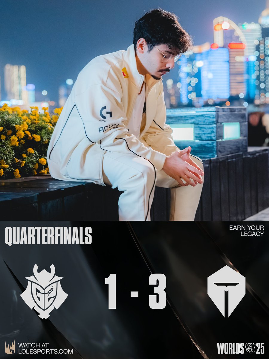 LEC's tweet image. Heartbreak in Shanghai.