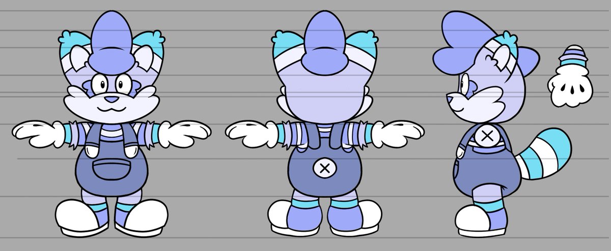 Future 3D model!!  

Been working on the tunraround for my sona!! 

I wanna branch out and try 3D animation soon. I've been studying 3D animation for 2 years, and i can't wait to show you all my skills!! 💙🍼  

(This ref took so long -w- im not good with turnarounds...)