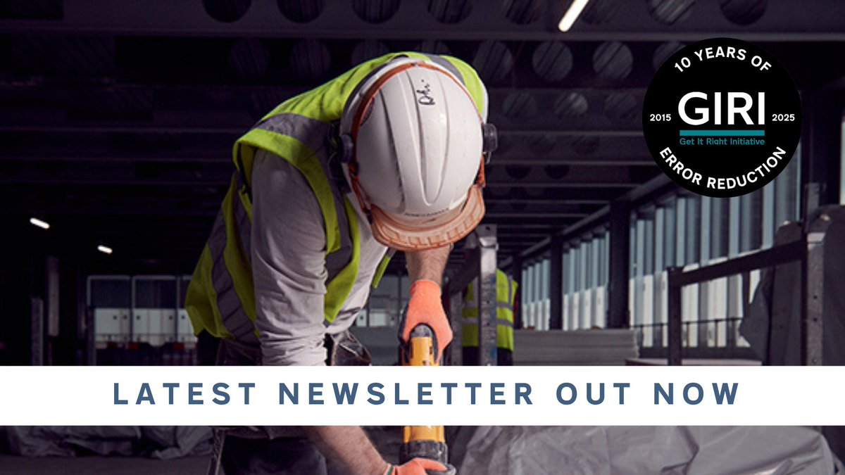 GIRI_UK's tweet image. Our latest newsletter is out now. Check your inboxes or read it here: mailchi.mp/c8bd977ffa75/l…

If you don&apos;t already receive it, you can subscribe here: getitright.uk.com/newsletter

#construction #rightfirsttime #errorreduction