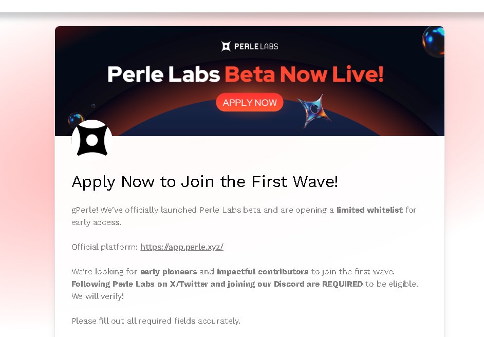 rntscbr's tweet photo. Applications for the Perle whitelist are extremely popular, and spots are rapidly dwindling! Act now, there's no time to lose! Act now:https://t.co/zauM7HfEUH https://t.co/OxupyLnKBN