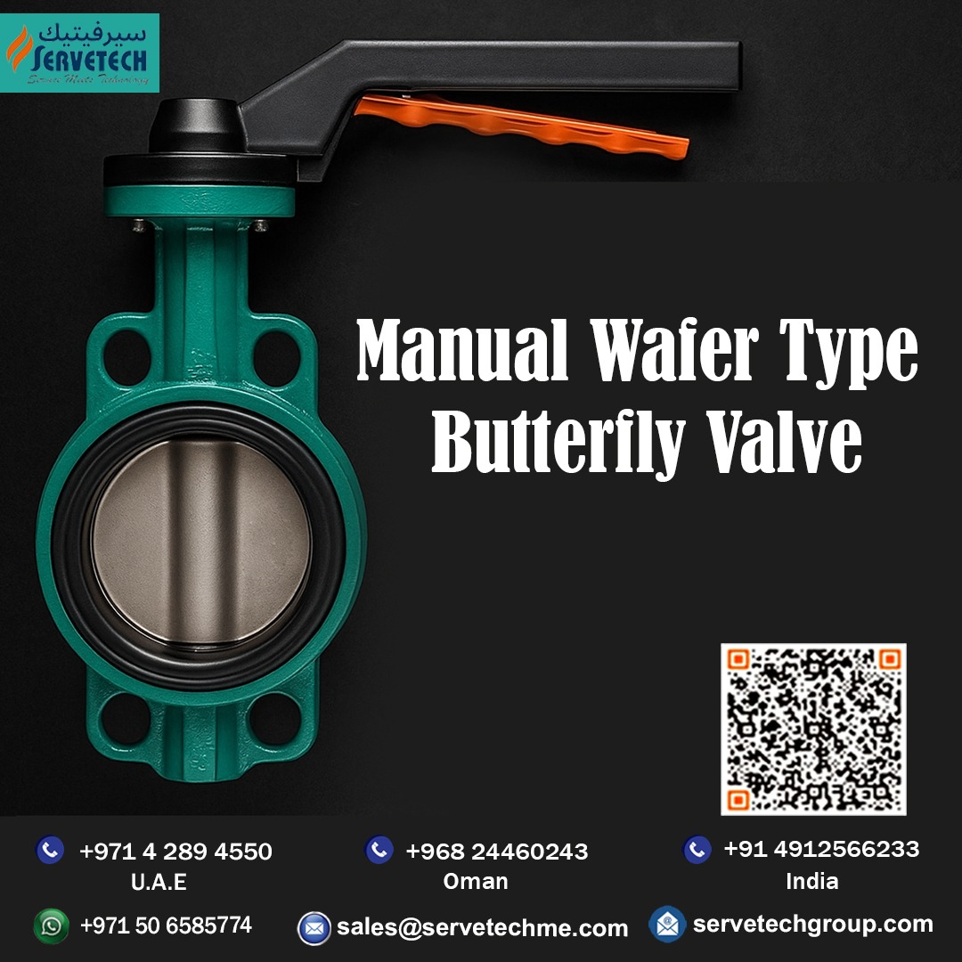 Servetech_'s tweet image. ⚙️ Manual Wafer Butterfly Valve — Simple Control, Strong Flow
Compact wafer design, smooth handle or gearbox operation, actuator-ready for automation. Ideal for chilled water, steam, gas, vacuum &amp;amp; more.
📩 DM for specs &amp;amp; quote.
#ButterflyValve #ValveSolutions #Servetech