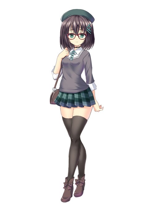 (どうでもいい差分)
お勉強・読書モード。
図書館とかにいそう。 