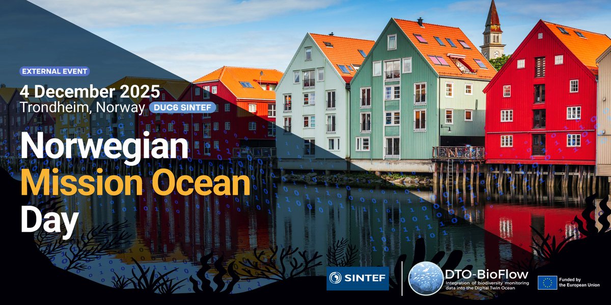 DTOBioFlow's tweet image. 📢 Join us at Norwegian Mission Ocean Day!

🌊 DTO-BioFlow is thrilled to showcase #DUC6 &amp;amp; our latest digital #solutions driving a sustainable, #climate-neutral #BlueEconomy. 

📅 4 Dec | Trondheim | Early bird before 7 Nov
🔗Learn more: tinyurl.com/4m8uebrz