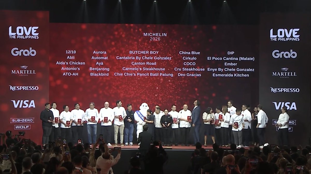 newswatchplusph's tweet image. MICHELIN IS HERE 🇵🇭

LOOK: The Michelin Guide has announced its first-ever Philippine selection under the Michelin Guide Philippines 2026. 

The prestigious guide evaluated dining spots in Metro Manila, Cebu, Pampanga, Tagaytay, and Cavite, recognizing restaurants that meet its…