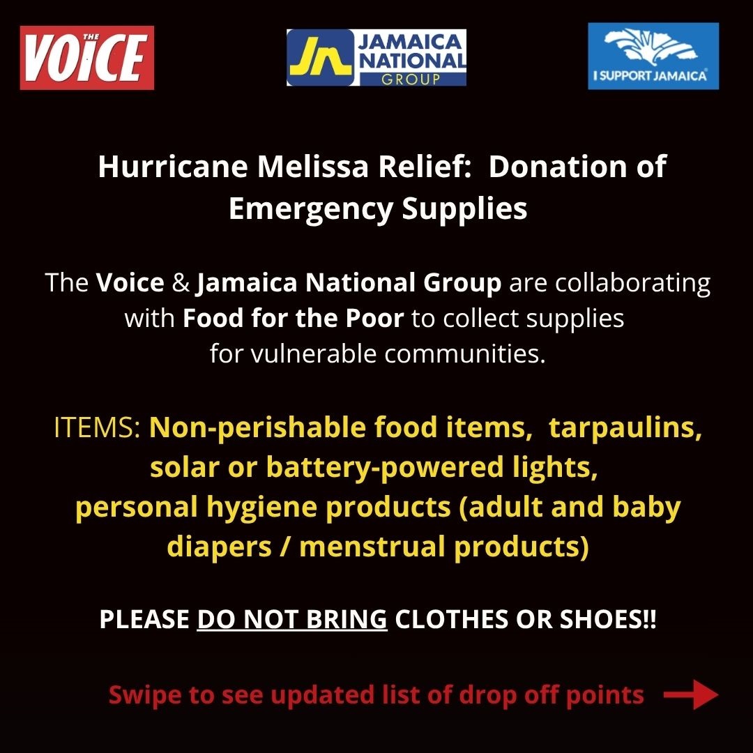 TheVoiceNews's tweet image. * NEW DROP OFF LOCATIONS ADDED IN NOTTINGHAM, BRIGHTON AND BIRMINGHAM**

🇯🇲 Hurricane Relief Appeal 🇯🇲

As part of ongoing hurricane relief efforts the Voice &amp;amp; @thejngroup are partnering with @foodforthepoorja to collect emergency supplies for vulnerable communities. 💚💛🖤

🛍️…