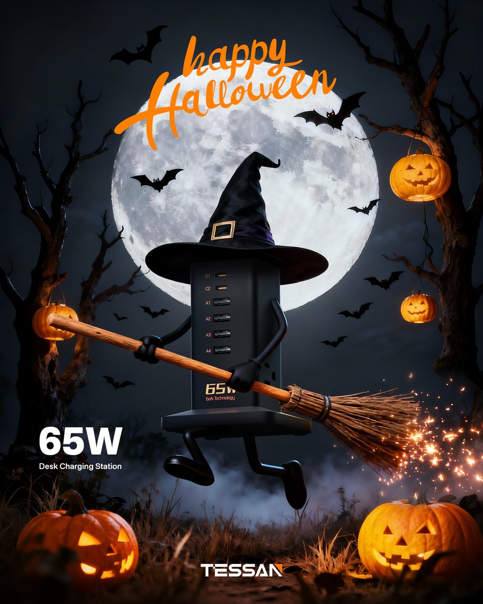 fear me this halloween 👿🧙

What are you guys dressing up as for Halloween this year? 🎃👻

65W POWER STRIP🔌 lin in bio

#tessan #halloween2025 #powerstrip #spookytech