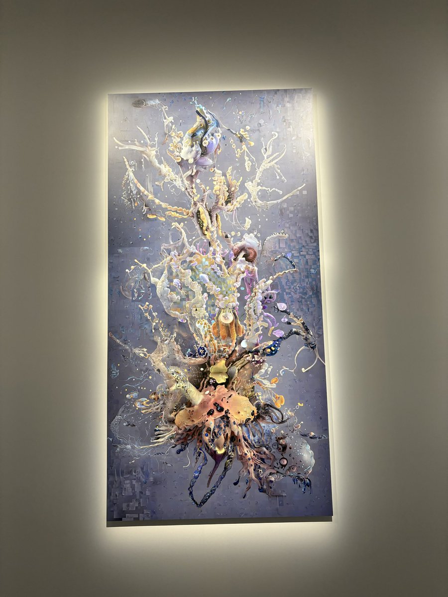 sawaroma's tweet photo. 「SYNTHETIC NATURES  
　もつれあう世界:AIと生命の現在地」
シャネル・ネクサス・ホール
2025.10.4-12.7

一週間前に鑑賞。
人間の直接的な知覚の限界を超えた現象に
デジタルとフィジカルの情報共有がアプローチして生まれる、見たことのない世界。 https://t.co/rO5PYAkveQ