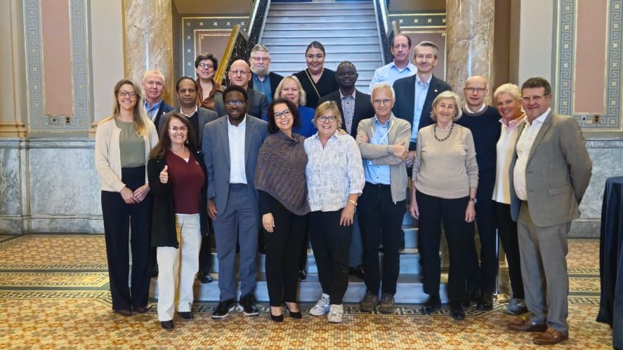 BaboucarrManne8's tweet image. Great meeting of the One @CGIAR Global Leadership Team at the Hall of World Food Laureates in Des Moines, Iowa!
Working together to turn science into solutions for a more food-secure and resilient world.

#OneCGIAR #FoodSecurity #ScienceForImpact