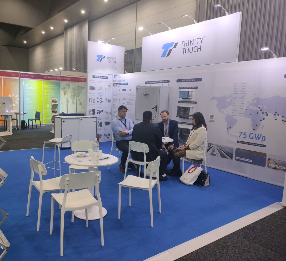 TrinityTouch's tweet image. 🌞 Thank You, #AllEnergyAustralia 2025!

A big thanks to everyone who visited @TrinityTouch at Stall SS109, @MCEC Melbourne. 🙏

Your energy &amp;amp; interactions made this event truly special.

Proud to showcase our #SolarSolutions powering a sustainable future. ⚡🌍